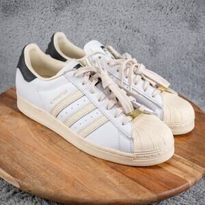 Adidas Superstar Men’s 9.5 Originals White Offwhite Black Shoes ID4675